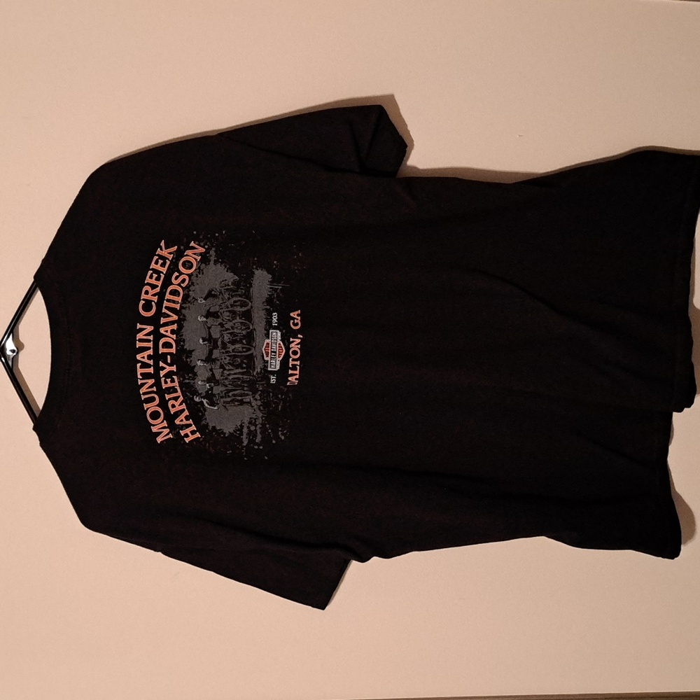 Harley-Davidson Black and Red Eagle T-Shirt.  Size XL - Picture 6 of 6
